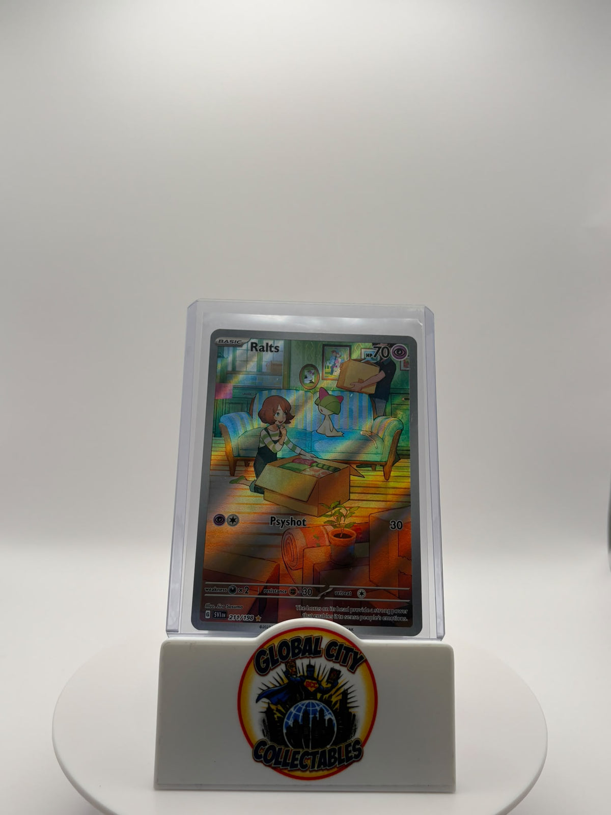 Pokemon 2023 Scarlet & Violet 211/198 Ralts Illustration Rare