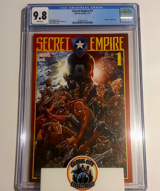 Marvel Secret Empire #1 CGC 9.8 Nick Spencer Story