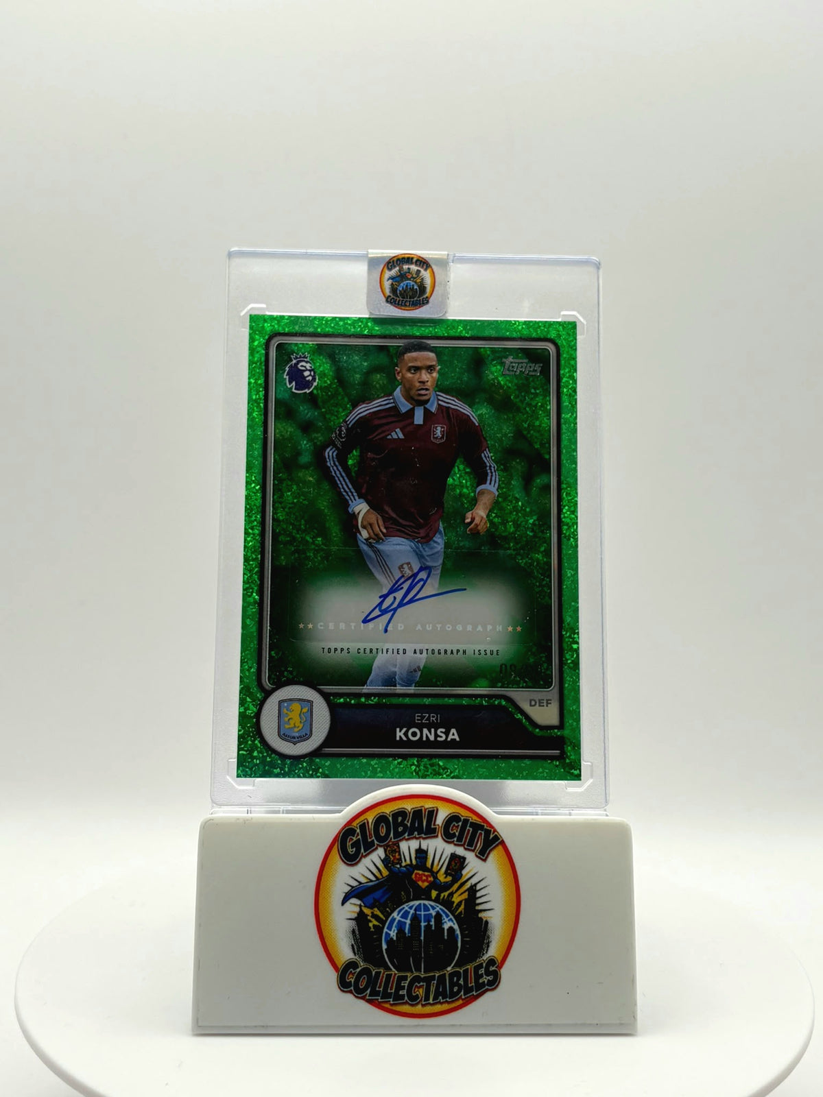 Topps Premier League Flagship 2027 - Aston Villa - Ezri Konsa Autograph - 08/99