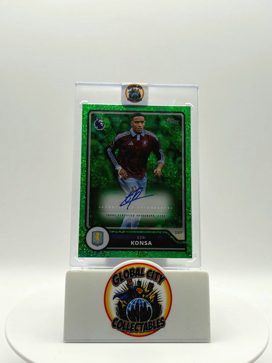 Topps Premier League Flagship 2027 - Aston Villa - Ezri Konsa Autograph - 08/99